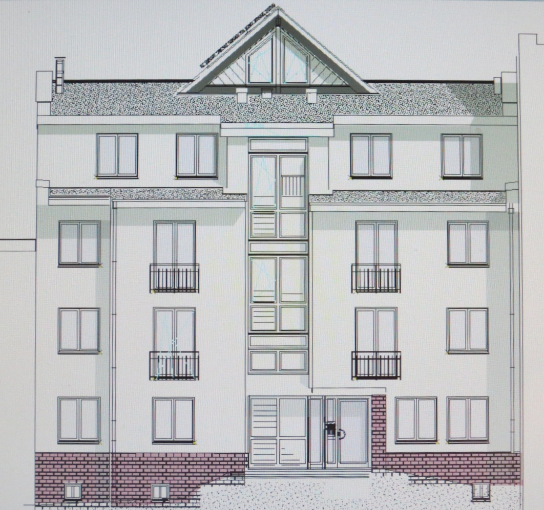 Neues Wohnhaus im Bau - Ansicht 1